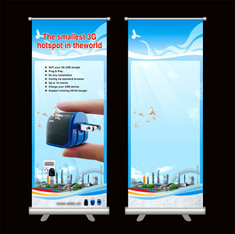 電子產(chǎn)品易拉寶設(shè)計(jì) 捕捉視覺與科技的交匯點(diǎn)